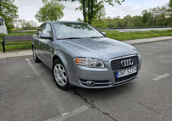 Audi A4 cena 19999 przebieg: 218000, rok produkcji 2006 z Ujście małe 172